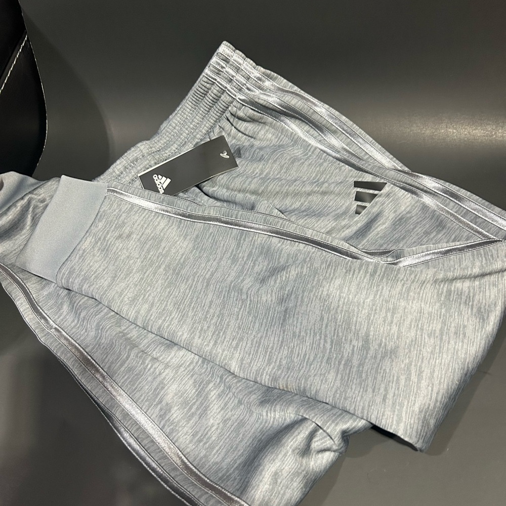 Adidas Light Gray Athletic Pants
